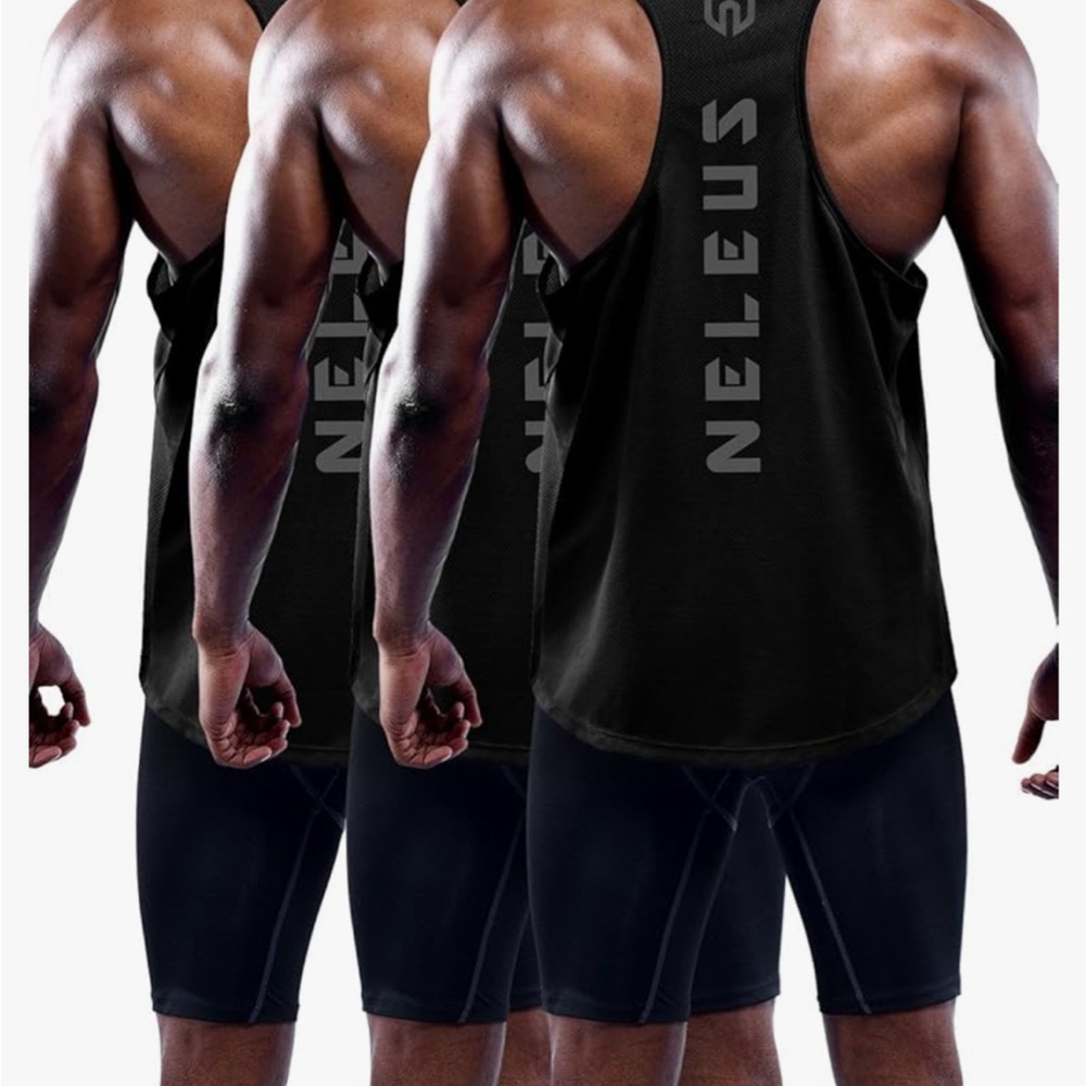 Black Athletic Tank Top for Performance
